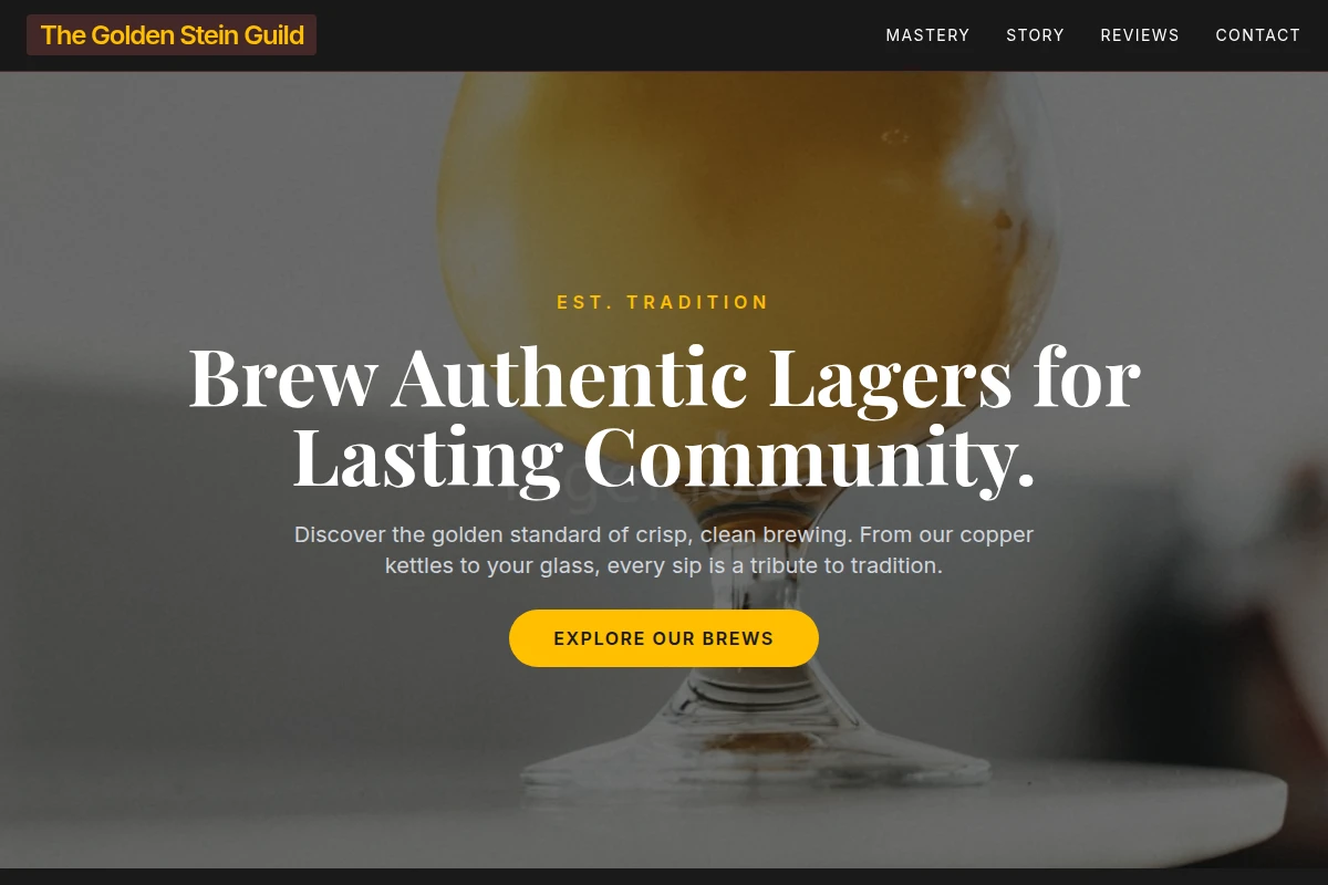 Crisp Craft Beer